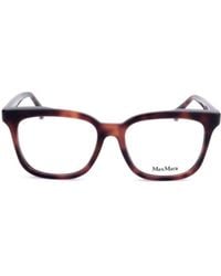 Max Mara - Square Frame Glasses - Lyst