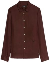 Zadig & Voltaire - Embroidered Long-Sleeve Shirt - Lyst