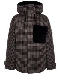 Giorgio Armani - Checked Cashmere Down Jacket - Lyst
