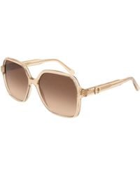 Ferragamo - Ferragamo Eyewear Square Frame Sunglasses - Lyst