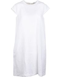 Aspesi - Crew-Neck Mini Dress - Lyst