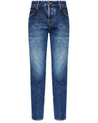 DSquared² - Teddy Distressed Faded Jeans - Lyst
