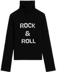 Zadig & Voltaire - Rock & Roll High-Neck Sweater - Lyst