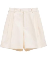 Jil Sander - Wide Leg Tailored Shorts - Lyst