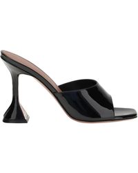 AMINA MUADDI - Square Toe High Heel Sandals - Lyst