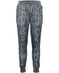 Philipp Plein - Gothic Plein-Print Track Pants - Lyst