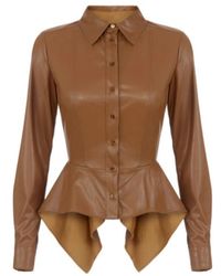 Elisabetta Franchi - Shirt With Peplum - Lyst