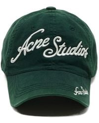 Acne Studios - Logo Embroidered Baseball Cap - Lyst
