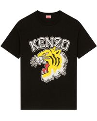 KENZO - 'Varsity Jungle' Tiger Oversize T-Shirt - Lyst