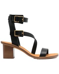 Zadig & Voltaire - Cecilia Caprese 70Mm Leather Sandals - Lyst