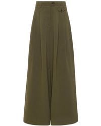 Ulla Johnson - Mid Rise Cotton Pants - Lyst