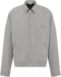Dior - Oblique Zipped Blouson Jacket - Lyst