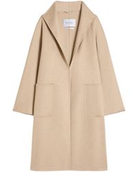 Max Mara - Belted Hooded Coat - Lyst