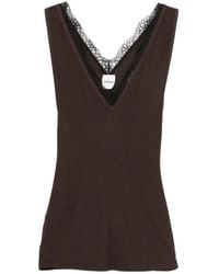 Nanushka - Siara V-Neck Tank Top - Lyst