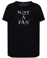 R13 - Printed Crew-Neck T-Shirt - Lyst