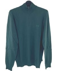 BOSS - Zippered Long-Sleeved Sweater - Lyst