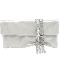 Jimmy Choo - Zandra Crystal-Embellished Clutch Bag - Lyst