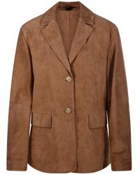 Max Mara - 'S Single-Breasted Long-Sleeved Jacket - Lyst
