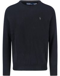 Polo Ralph Lauren - Logo Embroidered Crewneck Knit Jumper - Lyst