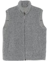 Herno - Faux-Fur High-Neck Gilet - Lyst