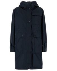Moncler - Meudon Hooded Long Parka - Lyst