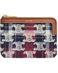 Celine - Coin And Card Pouch - Lyst
