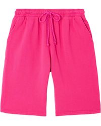 The Elder Statesman - Cotton And Cashmere-Blend Shorts - Lyst