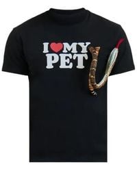 Doublet - I Love My Pet Crew Neck T-Shirt - Lyst
