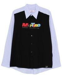 Martine Rose - Striped Long-Sleeve Shirt - Lyst