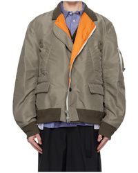 Sacai - Classic-Collar Bomber Jacket - Lyst