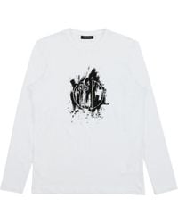 KARL LAGERFELD - Printed T-Shirt - Lyst