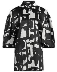 Max Mara - Loose Color-Blocked Shirt - Lyst