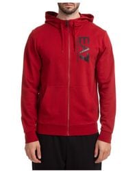 EA7 - Logo Hooded Casual Jacket - Lyst