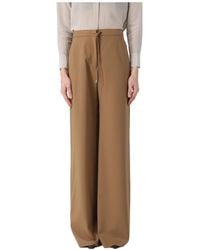 Max Mara - Studio Mstcorone Drawstring Trousers - Lyst