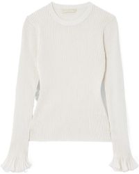 Ulla Johnson - Ribbed Knitted Sweater - Lyst