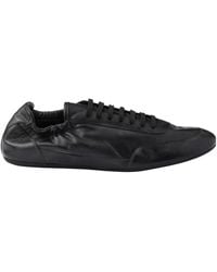 Prada - Leather Collapse Sneakers - Lyst