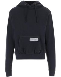 Maison Margiela - Hooded Sweatshirt With Central Pocket - Lyst