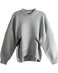 Alexander Wang - Waist-Detailed Knit Sweater - Lyst
