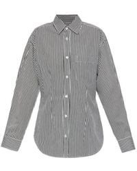 Agolde - Cinch Striped Button-Up Shirt - Lyst