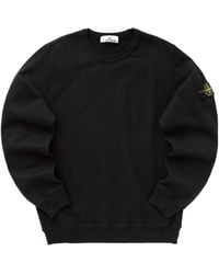 Stone Island - Compass Patch Crewneck Sweatshirt - Lyst