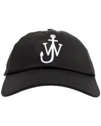 JW Anderson - Jw Anderson Curved Peak Logo Embroidered Baseball Cap - Lyst