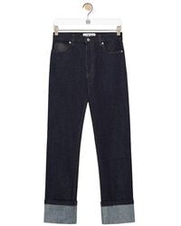 Loewe - Fisherman Turn-Up Jeans - Lyst