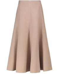 Gabriela Hearst - Maureen High-Waisted Pleated Midi Skirt - Lyst