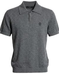 Gucci - Fine Knit Polo Shirt - Lyst