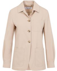 Max Mara - Pulvino Button-Up Belted Jacket - Lyst