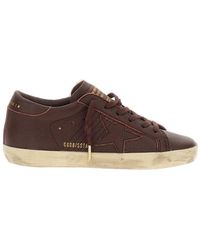 Golden Goose - Super Star Lace-Up Sneakers - Lyst