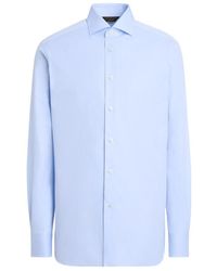 ZEGNA - Long-Sleeved Tailored Shirt - Lyst