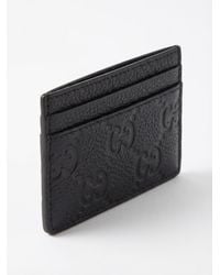 Gucci - Gg Emblem Card Case - Lyst