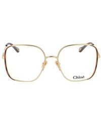 Chloé - Chloé Eyewear Square Frame Glasses - Lyst