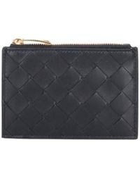 Bottega Veneta - Woven Card Holder - Lyst